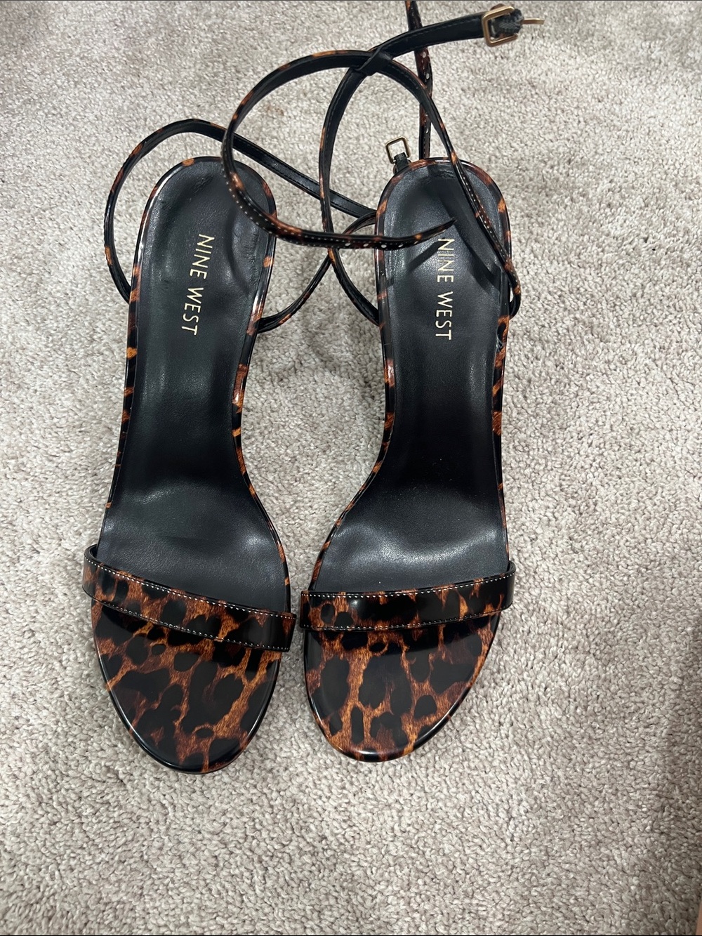 Nine West ankle wrap heels
